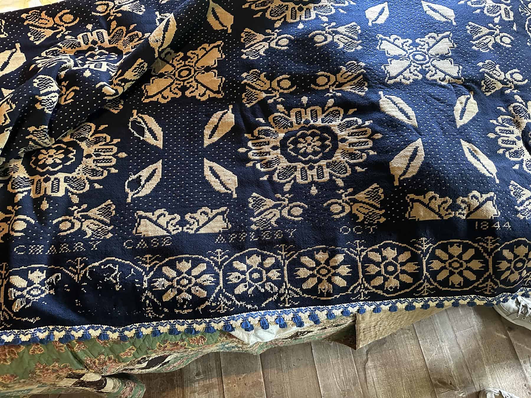 Long Island woven coverlets from a new perspective The CutchogueNew